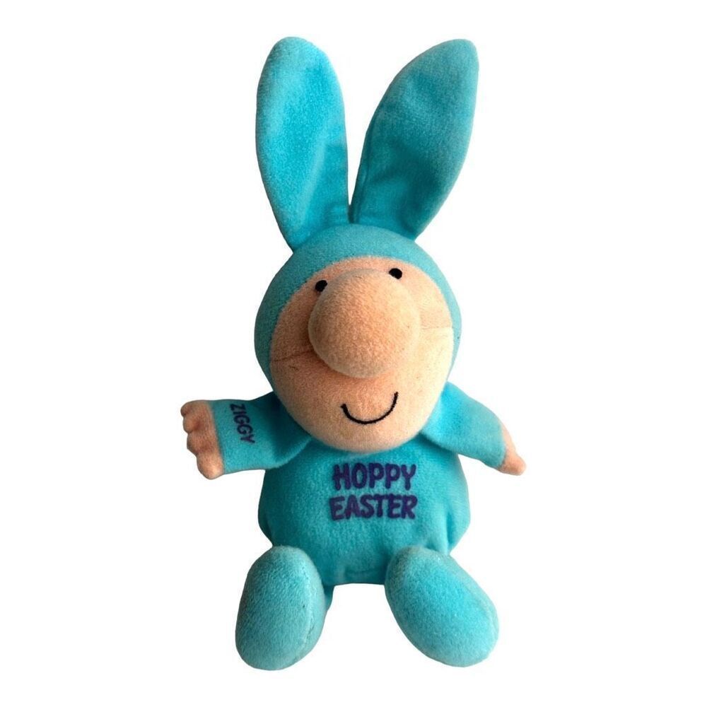 Vintage Ziggy Forget Me Not Happy Easter Doll Plush